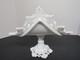 Rare Vintage Westmoreland White Milk Glass Ring And Petal Banana Boat 14 Nice