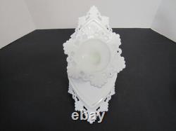 Rare Vintage Westmoreland White Milk Glass Ring and Petal Banana Boat 14 NICE