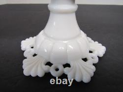 Rare Vintage Westmoreland White Milk Glass Ring and Petal Banana Boat 14 NICE