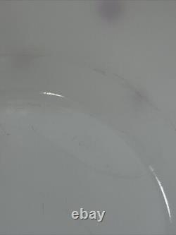 Rare Vtg Mckee White Milk Glass Red Polkadot Bell Shap Bowl