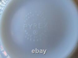 Rare Vtg Pyrex Orange Pumpkin Amish Butterprint Cinderella Bowl #444