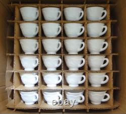 Rear Vintage Colony Milk Glass Punch Bowl Set