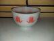 Salmon Color Tulip Anchor Hocking Fire King Vintage Cottage Cheese Promo Bowl