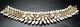 Schreiner Signed White Milk Glass Rhinestone Flower Vintage Bracelet