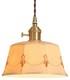 Siygank Vintage Ceramic Pendant Light Kitchen Island White Milk 16 &times; 20 Cm, A