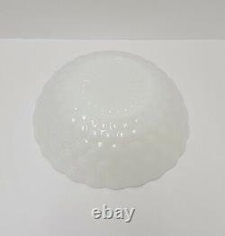 SO Rare 8 3/8 Milk White, Bubble, Lg. Berry Bowl, Only made 1959-1960
