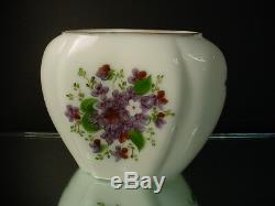 Scarce Phoenix Consolidated Glass 1326 Violet Milk Glass Pillow Vase Regent Line