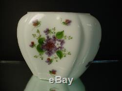 Scarce Phoenix Consolidated Glass 1326 Violet Milk Glass Pillow Vase Regent Line