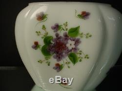 Scarce Phoenix Consolidated Glass 1326 Violet Milk Glass Pillow Vase Regent Line