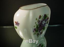 Scarce Phoenix Consolidated Glass 1326 Violet Milk Glass Pillow Vase Regent Line