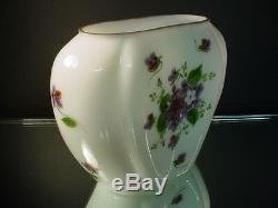 Scarce Phoenix Consolidated Glass 1326 Violet Milk Glass Pillow Vase Regent Line