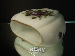 Scarce Phoenix Consolidated Glass 1326 Violet Milk Glass Pillow Vase Regent Line