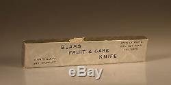 Scarce Vintage Depression Era White Milk Glass Stonex Knife c. 1935