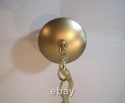 School House Chandelier Pendant Antique Globe (2 Available) Matching 12 in Diam