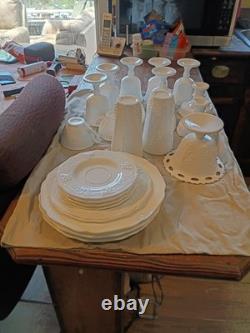 Set Of Vintage Indiana Milk Glass