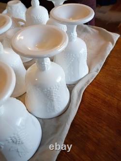 Set Of Vintage Indiana Milk Glass
