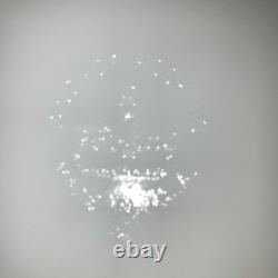 Set of 12 FIRE KING Suburbia MILK GLASS Spiral/Swirl GOLD TRIM 10 Dinner PLATES