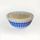 Set Of 2 Vintage Pyrex Dots Milk Glass Mixing Bowls 401 And402