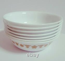 Set of 90 Pcs CORELLE by CORNING BUTTERFLY Gold Cups Plates Serving Bowls EXC