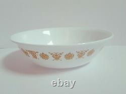 Set of 90 Pcs CORELLE by CORNING BUTTERFLY Gold Cups Plates Serving Bowls EXC