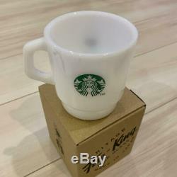 Starbucks Coffee Japan Limited Fire King Milk Glass Mug NEW 2019 Free shipping