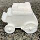 Tiara Indiana White Milk Glass Stagecoach Candy Dish From Fenton Mold Rare Item