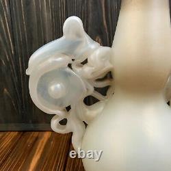 Unique Jack Ink studio translucent glass vase USA Vienna Austria Lobmeyr artist