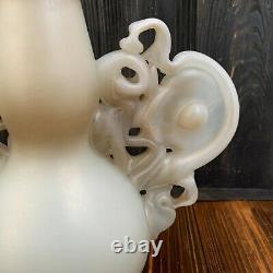 Unique Jack Ink studio translucent glass vase USA Vienna Austria Lobmeyr artist