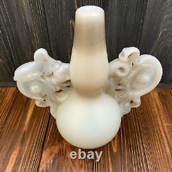 Unique Jack Ink studio translucent glass vase USA Vienna Austria Lobmeyr artist