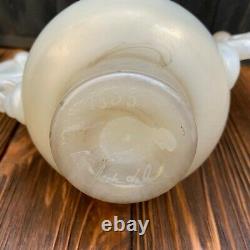 Unique Jack Ink studio translucent glass vase USA Vienna Austria Lobmeyr artist