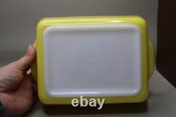 VINTAGE PYREX PRIMARY COLORS 4PC 501 502 503 SET REFRIGERATOR DISHES LIDS comple