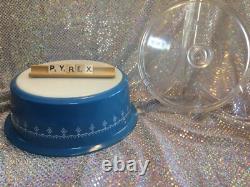 VINTAGE PYREX SNOWFLAKE GARLAND BIG BERTHA withlid? (1975)