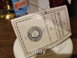 VINTAGE WESTMORELAND 14 New Old Stock Milk Glass Diamond SAWTOOTH COVERED