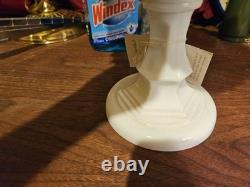 VINTAGE WESTMORELAND 14 New Old Stock Milk Glass Diamond SAWTOOTH COVERED