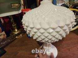VINTAGE WESTMORELAND 14 New Old Stock Milk Glass Diamond SAWTOOTH COVERED