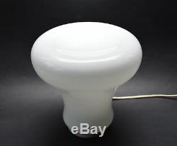 VTG CZECH MODERNISM 1960's table lamp, Milk Glass Shade Great Design