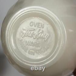 VTG FIRE KING White Milk Glass Swirl Gold Trim 24 PCS 4 Settings SEE DETAILS