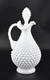 Vtg Fenton Milk Glass Hobnail #3761 Decanter And Stopper 12 White
