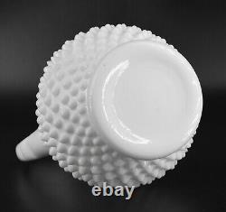 VTG Fenton Milk Glass Hobnail #3761 Decanter and Stopper 12 White