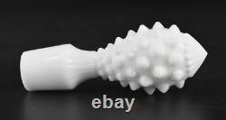 VTG Fenton Milk Glass Hobnail #3761 Decanter and Stopper 12 White