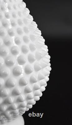 VTG Fenton Milk Glass Hobnail #3761 Decanter and Stopper 12 White