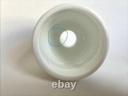 VTG Fenton White Milk Glass Pedestal 3 Piece Hobnail Footed Fairy Lamp 8 READ