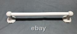 VTG Porcelain Ceramic Milk Glass 19 Bathroom Towel Bar Holder Rack Old 1452-24B