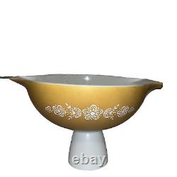 VTG Pyrex Butterfly Gold Cinderella Nesting Mixing Bowl 441 442 443 444 Set/4