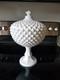 Vtg Westmoreland Milk Glass Large 14 Grandfather Sawtooth Compote W Lid Euc