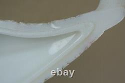 Vallerysthal Milk Glass Fish White Lidded Glass Box