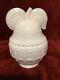 Very Rare Imperial Milk Glass #710 Beaded Block Pear Shaped Covered Candy Dish