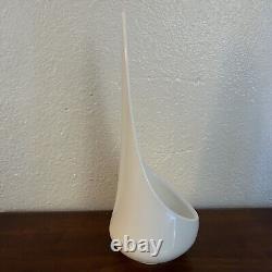 Viking Milk Glass Taper Glow MCM Glass