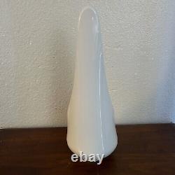 Viking Milk Glass Taper Glow MCM Glass