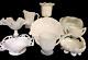 Vintage 10 Pc Milk Glass Assortment Mcm Cottagecore Wedding Decor